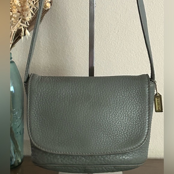 Coach Handbags - COACH Vintage ‘96 Sonoma Small Flap Crossbody Bag in Sea (seafoam)